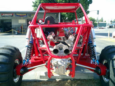 Red Mid Engine V8