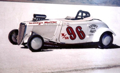 Salt Flats Race Car